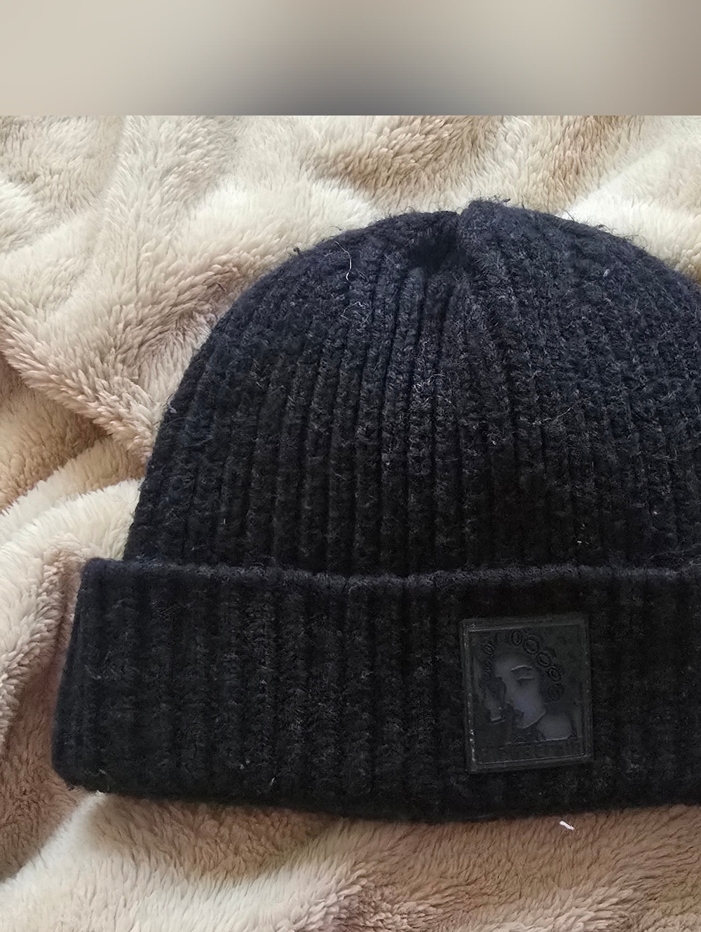 RipNRepair Thick Knit Beanie In Black